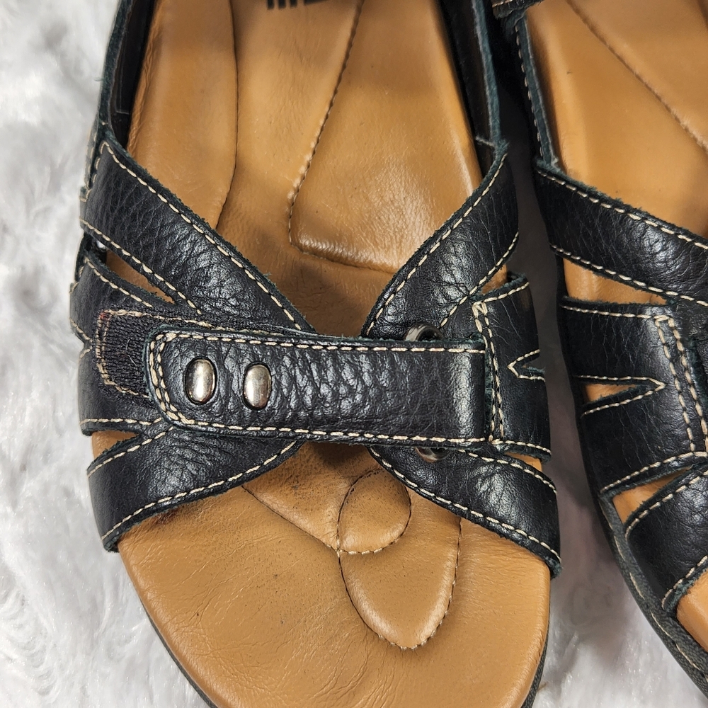 Kalso Earth Shoe Black leather sandal - Picture 7 of 12